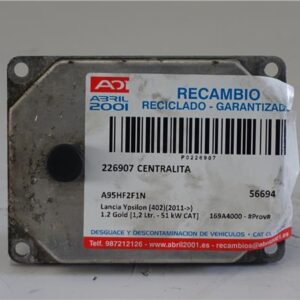 CENTRALITA Lancia ypsilon (402)(2011->) 1.2 Gold [1,2 Ltr. - 51 kW CAT] 169A4000 - #Prov# 169A4000PROV A95HF2F1N NEGRO    uce