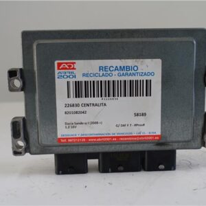 CENTRALITA Dacia sandero i (06.2008->) 1.2 16V G/ D4F F 7 - #Prov# GD4FF7PROV 8201082042 NEGRO    uce