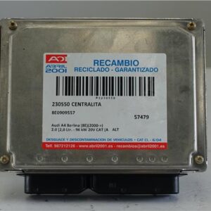 CENTRALITA Audi a4 berlina (8e)(04.2003->) 2.0 [2,0 Ltr. - 96 kW 20V CAT (ALT)] ALT 0261207285 261207285 8E0909557 GRIS PLATA    uce