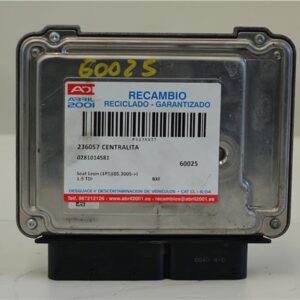 CENTRALITA Seat leon (1p1)(05.2005->) 1.9 TDI BXF 0281014581 281014581 GRIS uce JCR