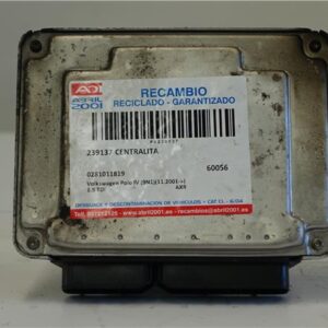 CENTRALITA Volkswagen polo iv (9n1)(11.2001->) 1.9 TDI AXR 0281011819 281011819 NEGRO    uce GGU