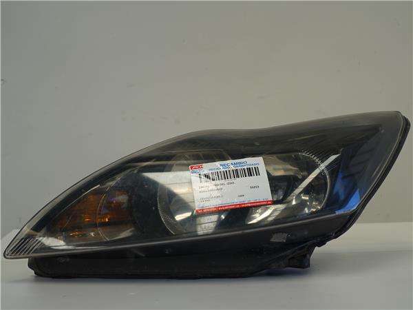 FARO DEL. IZDO. Ford focus ii (da_) 1.6 TDCi G8DB 8M51-13W030-CE 8M5113W030CE NEGRO Bombillas Delanteras delanteros Izquierdas izquierdos Lámparas luces Luz Pilotos