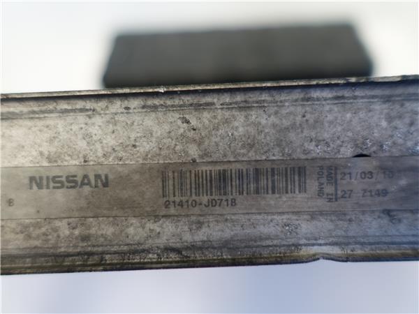 RADIADOR Nissan qashqai (j10)(01.2007->) 2.0 dCi M9R 21410-JD718 21410JD718 BLANCO agua gasoil RADIADOR DE AGUA - Imagen 3