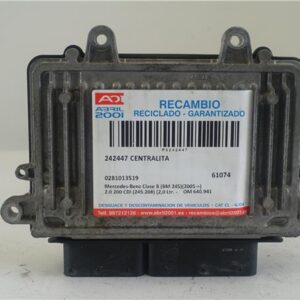 CENTRALITA Mercedes-Benz clase b (bm 245)(03.2005->) 2.0 200 CDI (245.208) [2,0 Ltr. - 103 kW CDI CAT] OM 640.941 OM640941 0281013519 281013519 NEGRO    uce 722.800