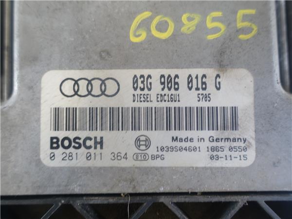 CENTRALITA Audi a3 (8p1)(05.2003->) 2.0 TDI 16V BKD 03G906016G 3G906016G NEGRO uce GRF - Imagen 3