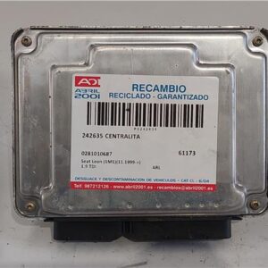 CENTRALITA Seat leon (1m1)(11.1999->) 1.9 TDI ARL 0281010687 281010687 AMARILLO    uce EFF