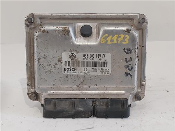 CENTRALITA Seat leon (1m1)(11.1999->) 1.9 TDI ARL 0281010687 281010687 AMARILLO uce EFF - Imagen 2