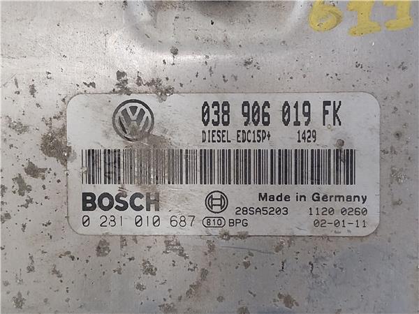 CENTRALITA Seat leon (1m1)(11.1999->) 1.9 TDI ARL 0281010687 281010687 AMARILLO uce EFF - Imagen 3