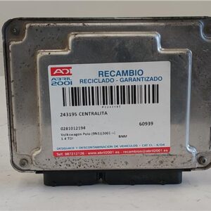 CENTRALITA Volkswagen polo iv (9n1)(11.2001->) 1.4 TDI BNM 0281012194 281012194 NEGRO    uce HCS