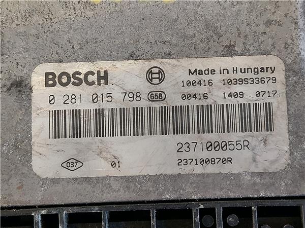 CENTRALITA Renault grand scénic iii (jz0/1_) 1.9 dCi F9Q 870 F9Q870 0281015798 281015798 NEGRO uce ND4004 - Imagen 3