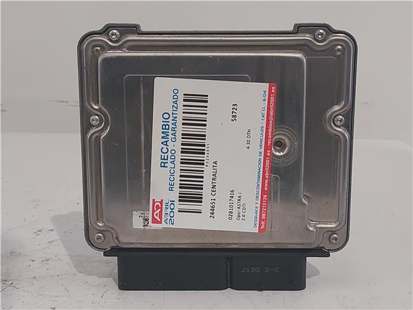CENTRALITA Opel astra j 2.0 CDTI A 20 DTH A20DTH 0281017416 281017416 NEGRO uce
