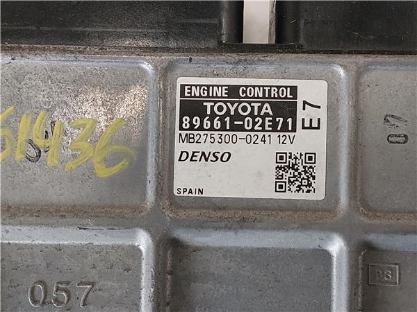 CENTRALITA Toyota auris (e15)(10.2006->) 1.6 VVTi 1ZR-FE 1ZRFE 89661-02E71 8966102E71 NEGRO uce - Imagen 3