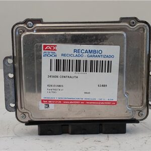 CENTRALITA Ford fiesta vi 1.6 TDCi HHJD 0281014803 281014803 ROJO    uce