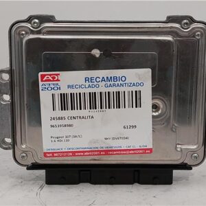 CENTRALITA Peugeot 307 (3a/c) 1.6 HDi 110 9HY (DV6TED4) 9HY(DV6TED4) 9653958980 NEGRO    uce 20DM61