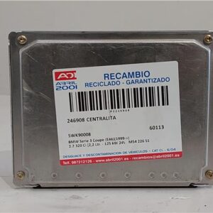 CENTRALITA BMW serie 3 coupe (e46)(1999->) 2.2 320 Ci [2,2 Ltr. - 125 kW 24V CAT] M54 226 S1 M54226S1 5WK90008 GRIS    uce