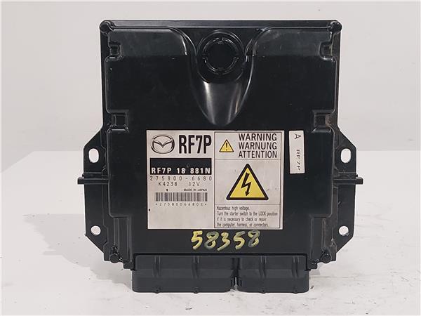 CENTRALITA Mazda 5 2.0 RF7J - #Prov# RF7JPROV 275800-6680 2758006680 NEGRO uce - Imagen 2