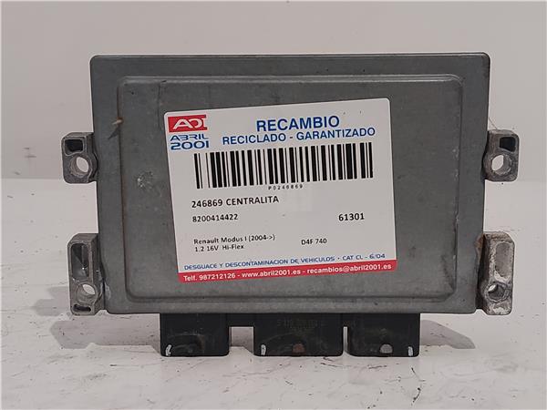 CENTRALITA Renault modus i (2004->) 1.2 16V Hi-Flex D4F 740 D4F740 8200414422 ROJO uce JH3128