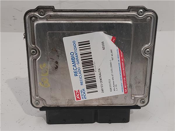 CENTRALITA Alfa Romeo gt (125)(2004->) 1.9 JTD 937 A5.000 937A5000 0281011511 281011511 GRIS uce