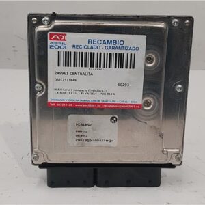 CENTRALITA BMW serie 3 compacto (e46)(2001->) 1.8 316ti [1,8 Ltr. - 85 kW 16V] N46 B18 A N46B18A DME7531848 GRIS    uce