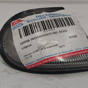 INTERMITENTE DEL. DCHO Chrysler le baron descapotable 3.0 i V6 6G72 5288024 AZUL    Delanteras delanteros Derechas derechos pilotos