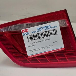 PILOTO INTERIOR IZDO. Volkswagen passat berlina (362)(10.2010->) 1.8 Advance [1,8 Ltr. - 118 kW 16V TSI] CDAA 3AE945307 NEGRO    Izquierdas izquierdos NAT