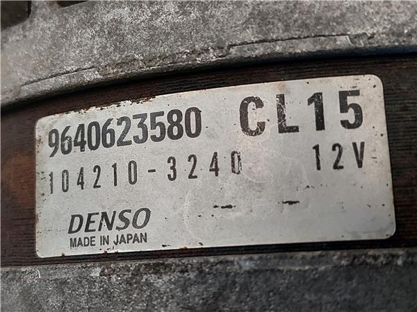 ALTERNADOR Peugeot 307 (3a/c) 1.6 BioFlex NFU (TU5JP4) NFU(TU5JP4) 9640623580 NEGRO generador - Imagen 3