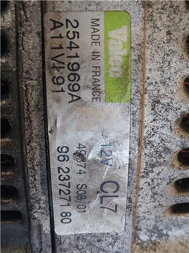 ALTERNADOR Peugeot 206 (1998->) 1.9 D WJY (DW8B) WJY(DW8B) 9623727180 GRIS generador 20DL13 - Imagen 3