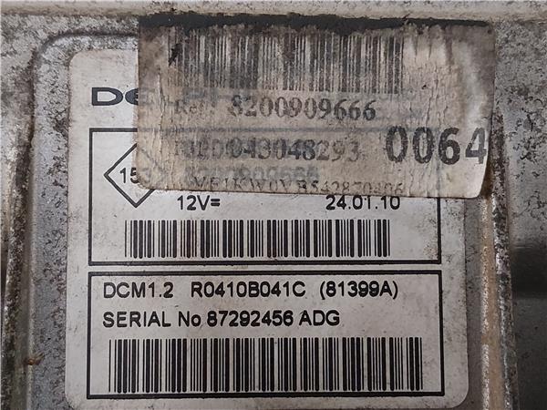 CENTRALITA Renault kangoo ii (f/kw0)(2008->) 1.5 dCi (KW0A) D/ K9K B8 - #Prov# DK9KB8PROV 8200909666 BLANCO uce - Imagen 3