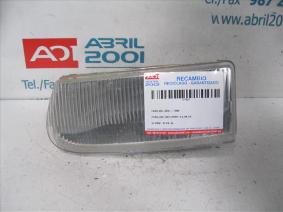 FARO DEL. IZDO. Ford USA explorer (u2) 4.0 G/ XS - #Prov# GXSPROV F57D7820408CB GRIS Bombillas Delanteras delanteros Izquierdas izquierdos Lámparas luces Luz Pilotos