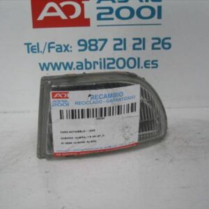 FARO ANTINIEBLA Daewoo nubira berlina (1997->) 1.6 16V A16DMS GRIS Bombillas Lámparas luces Luz Pilotos