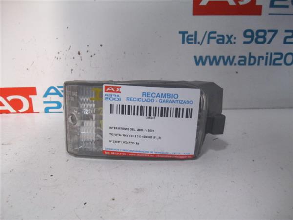 INTERMITENTE DEL. IZDO. Toyota rav4 (a2)(2000->) 2.0 D-4D 4WD 1CD-FTV 1CDFTV GRIS PLATA Delanteras delanteros Izquierdas izquierdos pilotos