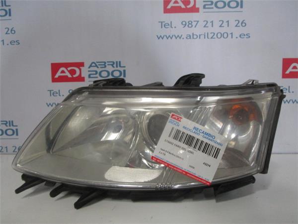 FARO DEL. IZDO. Saab 9-3 berlina (2003->) 2.2 TiD D223L NEGRO Bombillas Delanteras delanteros Izquierdas izquierdos Lámparas luces Luz Pilotos