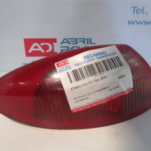 PILOTO TRA. IZDO. Alfa Romeo 147 (190)(2000->) 1.9 JTDM 16V 937 A5.000 937A5000 NEGRO    Bombilla Faro Izquierdo Lámpara lateral Luz Trasero
