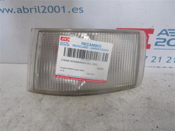 INTERMITENTE DEL. IZDO. Peugeot boxer furgón (230l) 2.5 D T9A (DJ5) T9A(DJ5) BLANCO Delanteras delanteros Izquierdas izquierdos pilotos