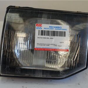 FARO DEL. IZDO. Mitsubishi montero (v20/v40)(1992->) 2.5 TD 4x4 (V24C, V24W) D 4D56 - #Prov# D4D56PROV 110-37747 11037747 GRIS    Bombillas Delanteras delanteros Izquierdas izquierdos Lámparas luces Luz Pilotos