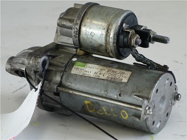 MOTOR ARRANQUE Fiat ii doblo (152)(2010->) 1.3 D Multijet 199 A3.000 199A3000 51850229 AMARILLO VALEO de - Imagen 2