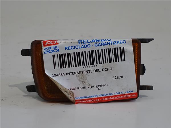 INTERMITENTE DEL. DCHO Volkswagen golf iii (1h1)(11.1991->) 1.9 TDI 1Z AZUL Delanteras delanteros Derechas derechos pilotos