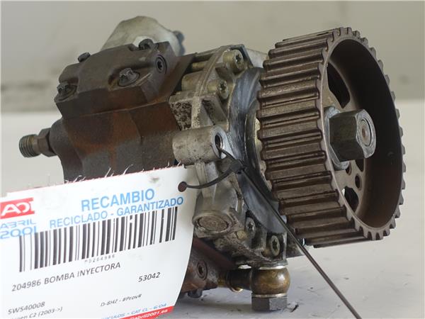 BOMBA INYECTORA Citroen c2 (2003->) 1.4 HDi D-8HZ - #Prov# D8HZPROV 5WS40008 BLANCO SIEMENS VDO BOMBA inyeccion INYECTORA