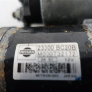 MOTOR ARRANQUE Nissan cube (z12)(08.2009->) 1.6 Basis [1,6 Ltr. - 81 kW 16V CAT] G-HR16 EURO 5 - #Prov# GHR16EURO5PROV M000T32172 GRANATE    de