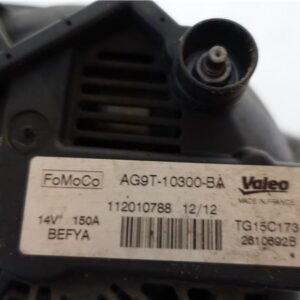 ALTERNADOR Ford mondeo iv 2.0 TDCi UFBA TG15C173 BLANCO VALEO   generador