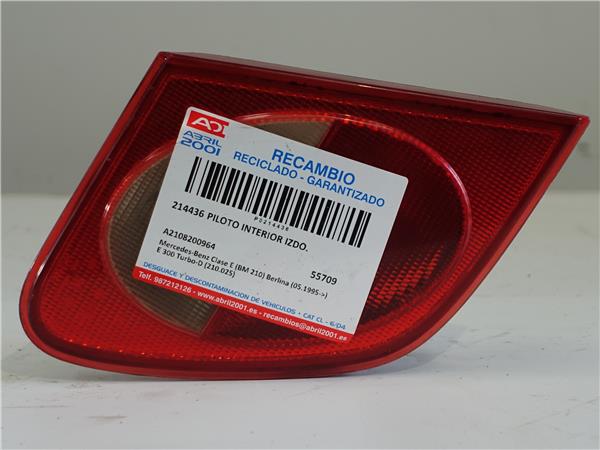 PILOTO INTERIOR IZDO. Mercedes-Benz clase e (bm 210) berlina (05.1995->) E 300 Turbo-D (210.025) OM 606.962 OM606962 A2108200964 AZUL Izquierdas izquierdos