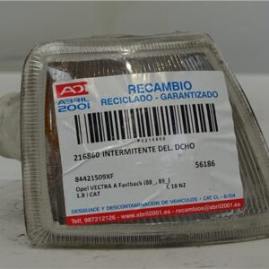 INTERMITENTE DEL. DCHO Opel vectra a fastback (88_, 89_) 1.8 i CAT C 18 NZ C18NZ 84421509XF BLANCO Delanteras delanteros Derechas derechos pilotos