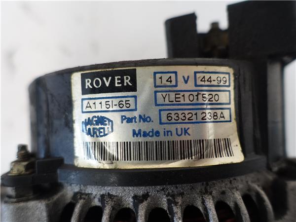 ALTERNADOR Rover rover 400 (rt)(1995->) 414 Si 63321238A GRIS generador - Imagen 3
