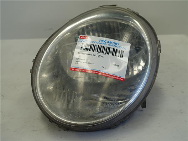 FARO DEL. IZDO. Daewoo matiz (1997->) 0.8 F8CV LHD9888 GRIS Bombillas Delanteras delanteros Izquierdas izquierdos Lámparas luces Luz Pilotos