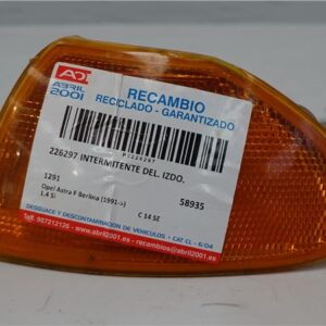 INTERMITENTE DEL. IZDO. Opel astra f berlina (1991->) 1.4 Si C 14 SE C14SE 1291 GRIS    Delanteras delanteros Izquierdas izquierdos pilotos