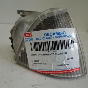 INTERMITENTE DEL. DCHO Citroen jumpy (u6u) 1.9 TD D8B (XUD9TF) D8B(XUD9TF) E3-50807 E350807 AZUL Delanteras delanteros Derechas derechos pilotos 20LE44