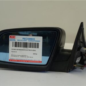 RETROVISOR ELECTRICO IZDO. BMW serie 5 berlina (e60)(2003->) 3.0 530d [3,0 Ltr. - 173 kW Turbodiesel CAT] M57 306 D3 M57306D3 F0123115 NEGRO    Espejo Izquierdo