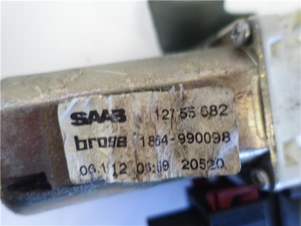 MECANISMO ELEVALUNAS DEL. DCHO. Saab 9-3 berlina (2003->) 1.9 TiD Z 19 DTH Z19DTH 12755682 NEGRO Delanteras delanteros Derechas derechos motor - Imagen 3