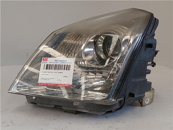 FARO DEL. IZDO. XENON Renault vel satis (bj0)(2002->) 2.2 dCi (BJ0E, BJ0F) G9T 702 G9T702 82000-14357 8200014357 NEGRO PK6004