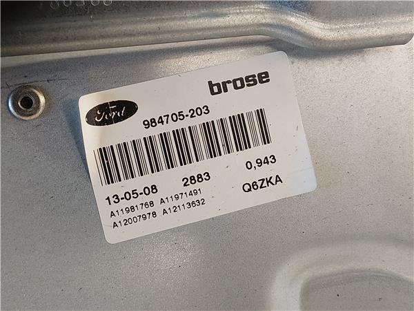 MECANISMO ELEVALUNAS DEL. DCHO. Ford focus ii (da_) 1.8 TDCi KKDA 4M5T-14553 4M5T14553 BLANCO Delanteras delanteros Derechas derechos motor - Imagen 3